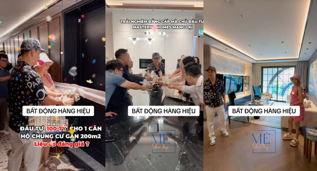 越南抖音上已可見到越南人購買億元台幣以上的高級不動產